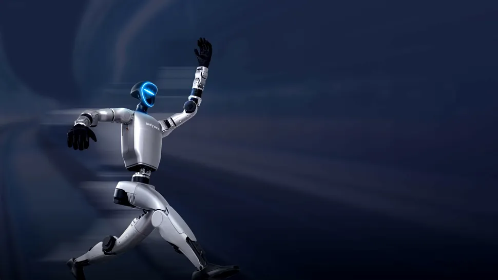 Operatorul unui robot se lovește unde îl doare mai tare - VIDEO