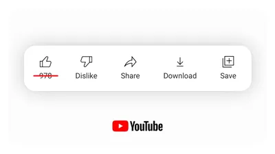 YouTube ascunde acum și numărul de like-uri de sub clipurile video