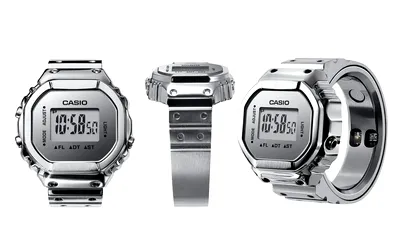 Casio lansează ceasul-inel inteligent CRW-H001: Senzori de sănătate într-un design metalic neconvențional