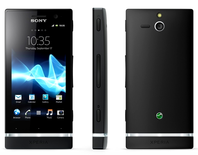 Sony Xperia U - construit din plastic de calitate