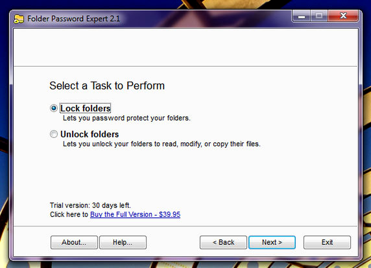 Folder Password Expert