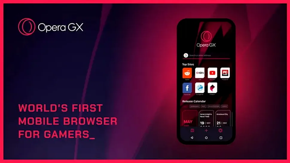 Opera GX, lansat și în versiuni de Android și iOS