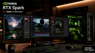 Nvidia RTX Spark accelerează aplicațiile Adobe pentru creație și editare
