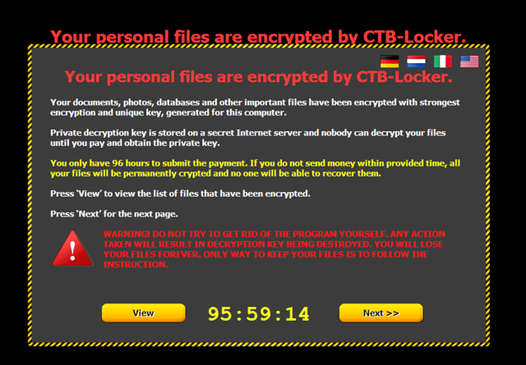 Mesajul afişat de Trojan.DownLoad3.35539