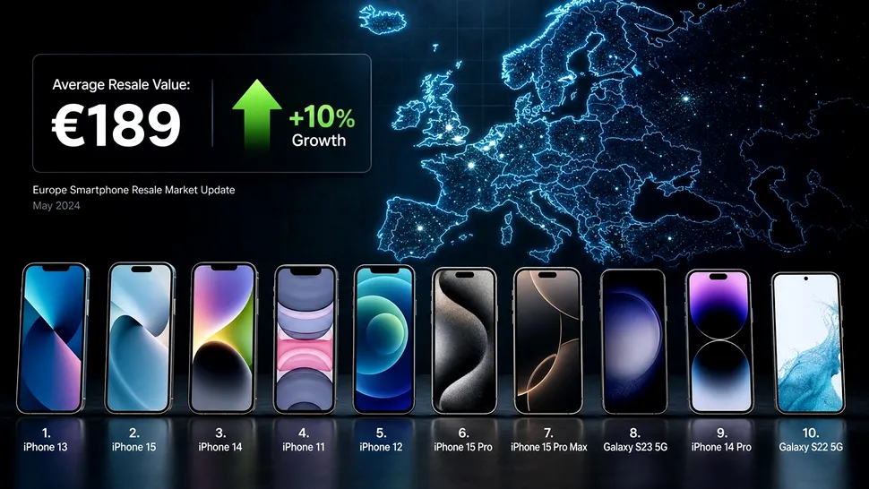 Revânzarea smartphone-urilor devine o sursă importantă de finanțare pentru achizițiile noi. Prețul mediu a ajuns la 189 de euro