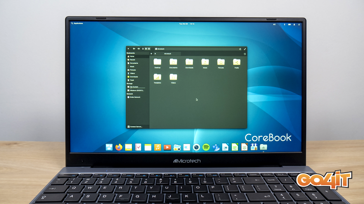 Microtech CoreBook linux liberos