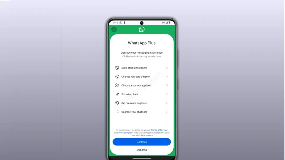 WhatsApp Plus, abonamentul premium, este în teste