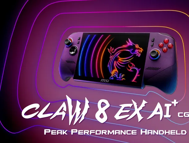 MSI lansează consola Claw 8 EX AI+ cu Intel Arc G3 Extreme