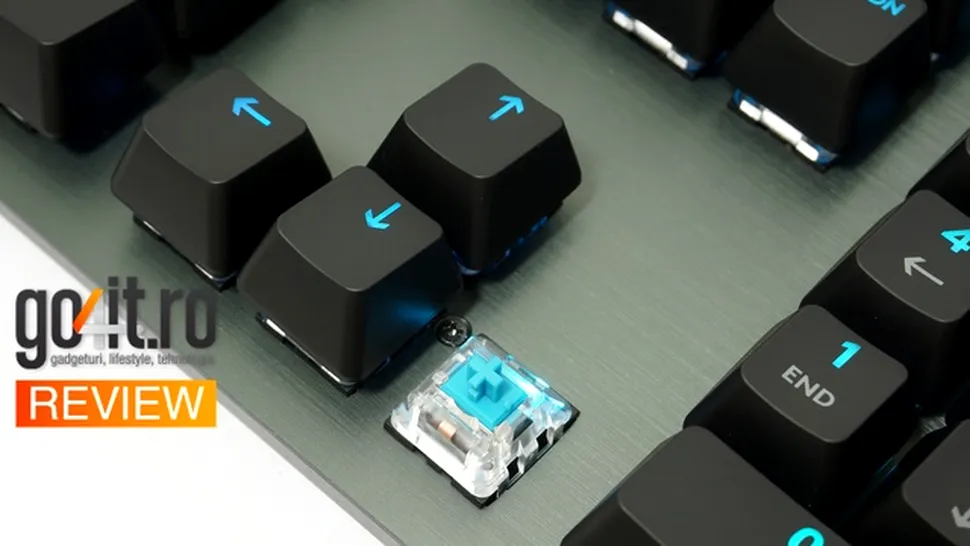 Logitech G513 (GX Blue) review: tastatură „zgomotoasă” în haine premium 