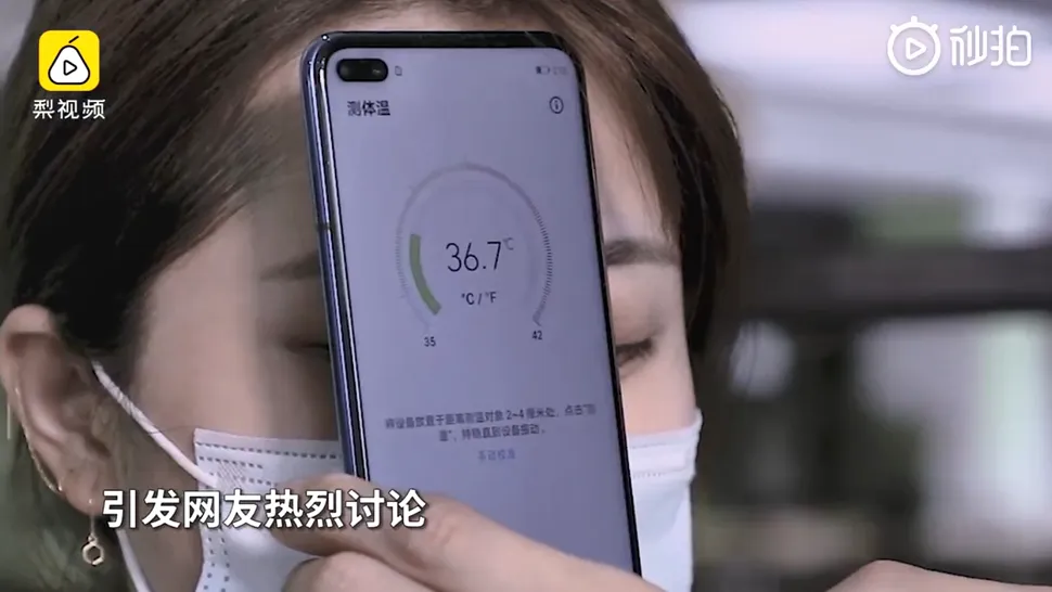 Huawei lansează telefonul care îți ia temperatura. Folosește un termometru cu infraroșu