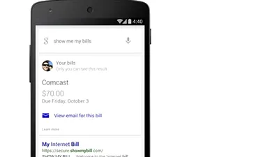Google poate să afişeze facturile neplătite ale utilizatorilor