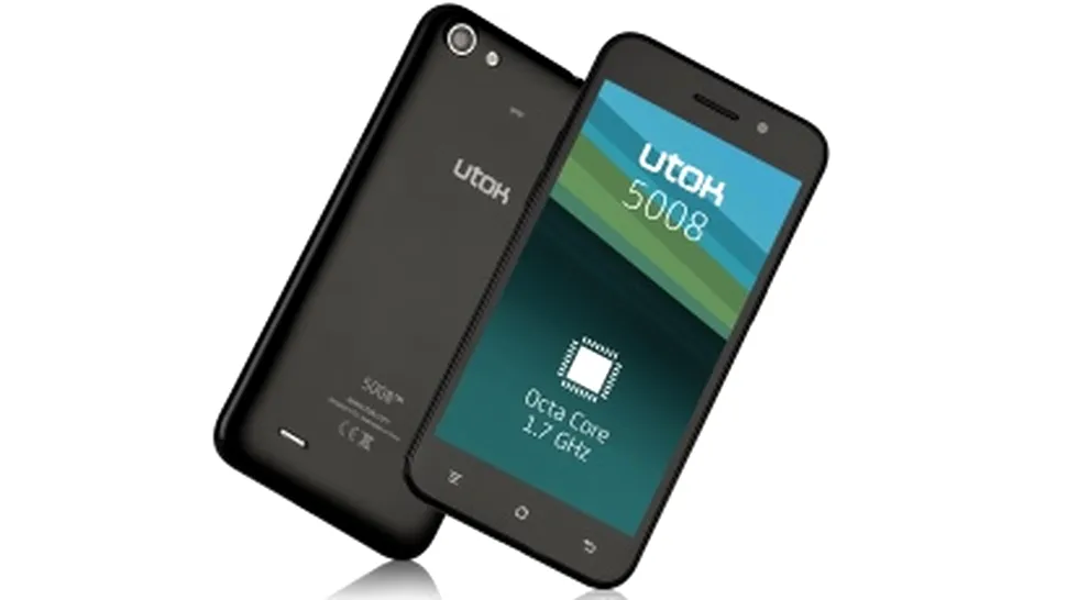 UTOK lansează un smartphone dual-SIM accesibil, cu CPU octa-core şi ecran HD de 5”
