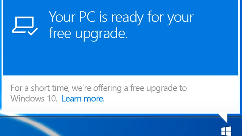 Microsoft încearcă să instaleze Windows 10 pe toate PC-urile cu Windows 7 şi 8