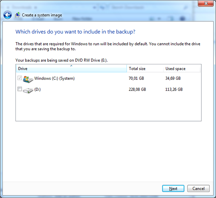 Backup and Restore