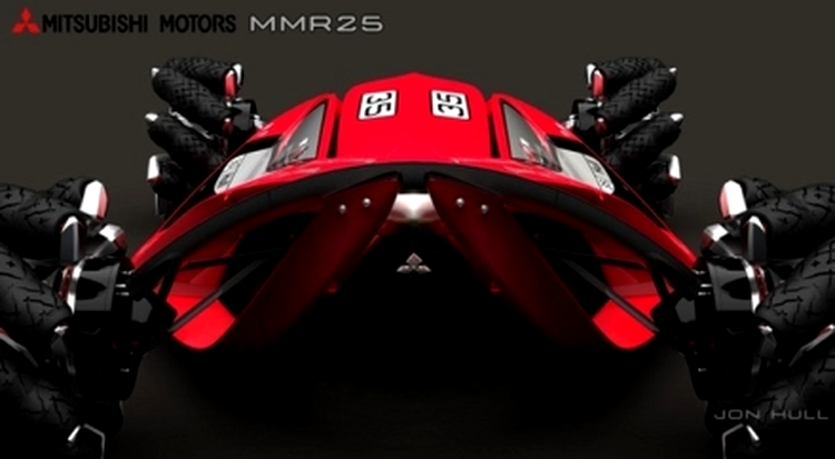 Mitsubishi MMR25 - sistem exotic de tracţiune, de tip 8x4