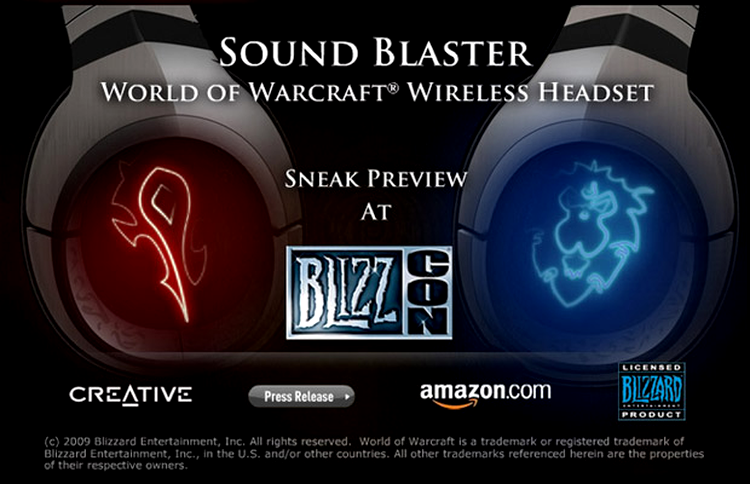 Creative World of Warcraft Headset