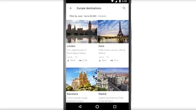 Google Destinations: plănuieşte-ţi următoarea vacanţă din motorul de căutare