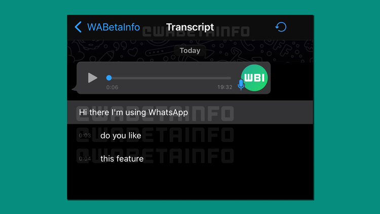transcriere WhatsApp