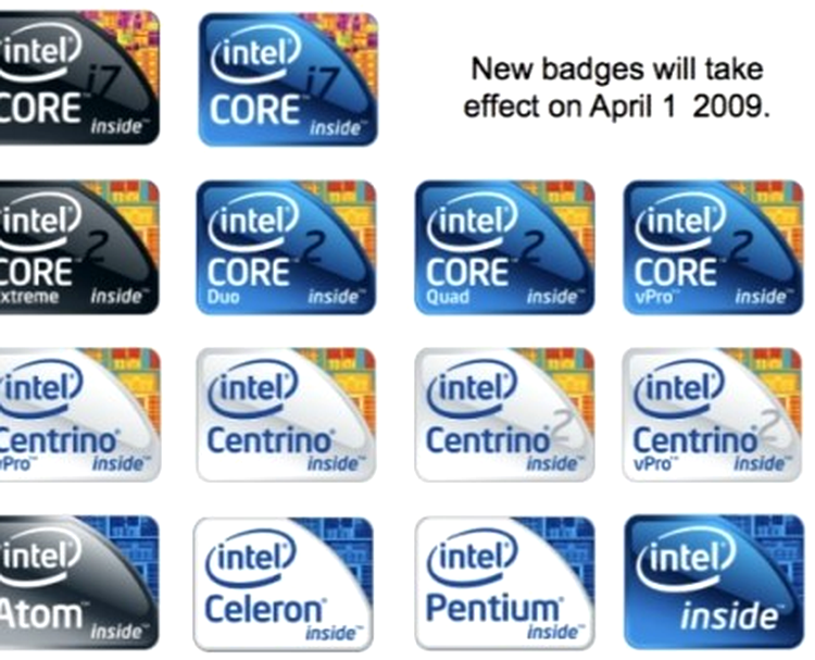 Noile logo-uri ale Intel