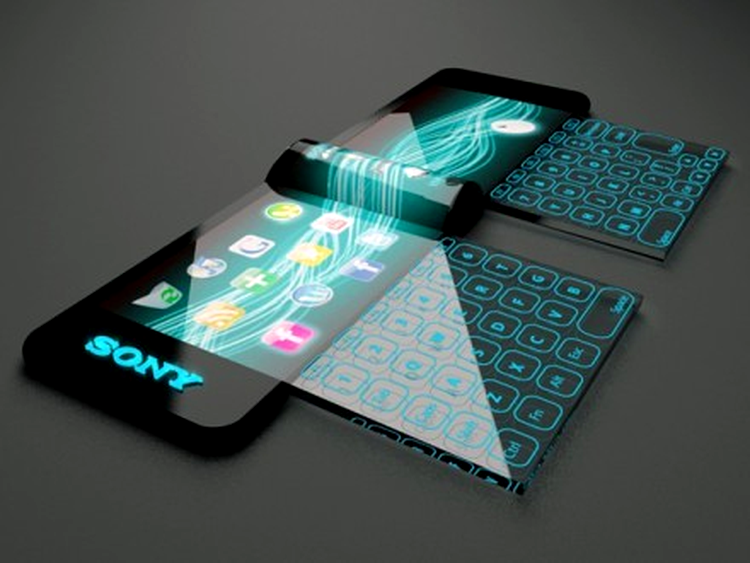Sony Nextep cu tastatură transparentă