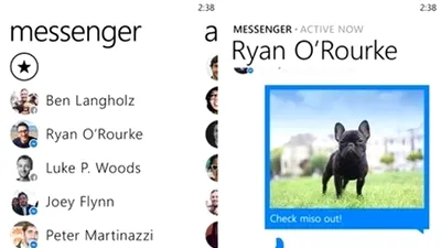 Facebook Messenger este disponibil acum şi pe terminalele Windows Phone 8