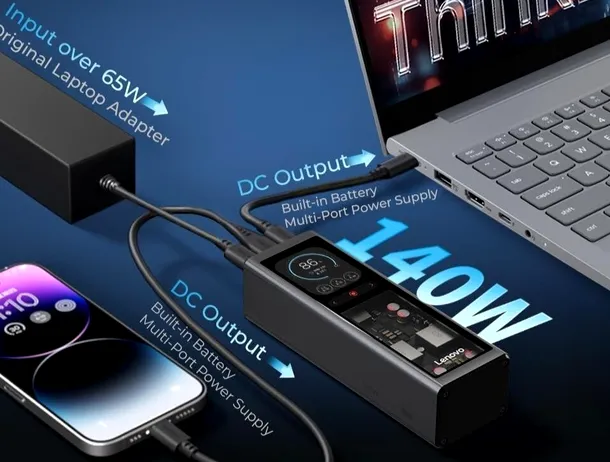 Lenovo a lansat o baterie externă inteligentă pentru laptop