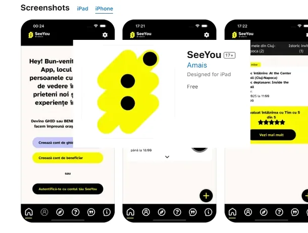 SeeYou App, prima aplicație din România pentru persoane cu dizabilități de vedere
