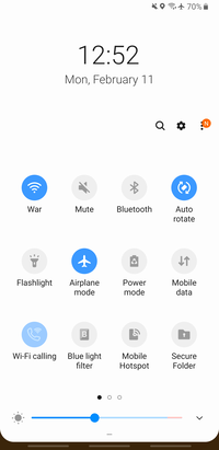 Samsung One UI screenshots
