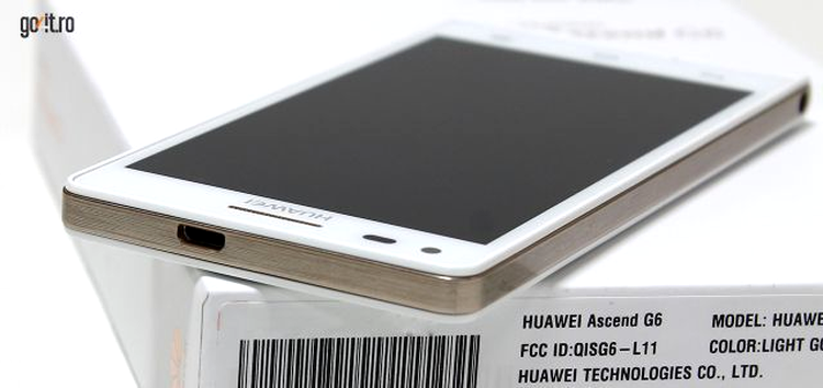 Huawei Asceng G6 - Mufa micro USB este poziţionată în partea de sus