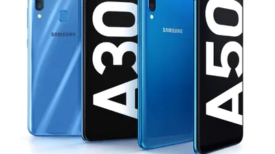 Samsung anunţă noile modele Galaxy A50 şi A30, cu ecran Infinity-U şi camere foto ultra-wide