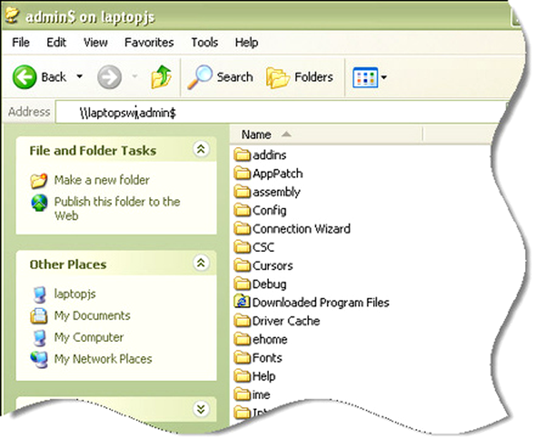 windows explorer cut