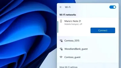 Utilizatorii de Windows 11 vor putea porni hotspot-uli WiFi pe telefoanele Samsung direct de pe laptop sau PC