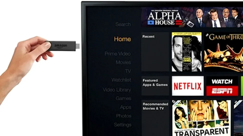 Amazon atacă Chromecast cu Fire TV Stick