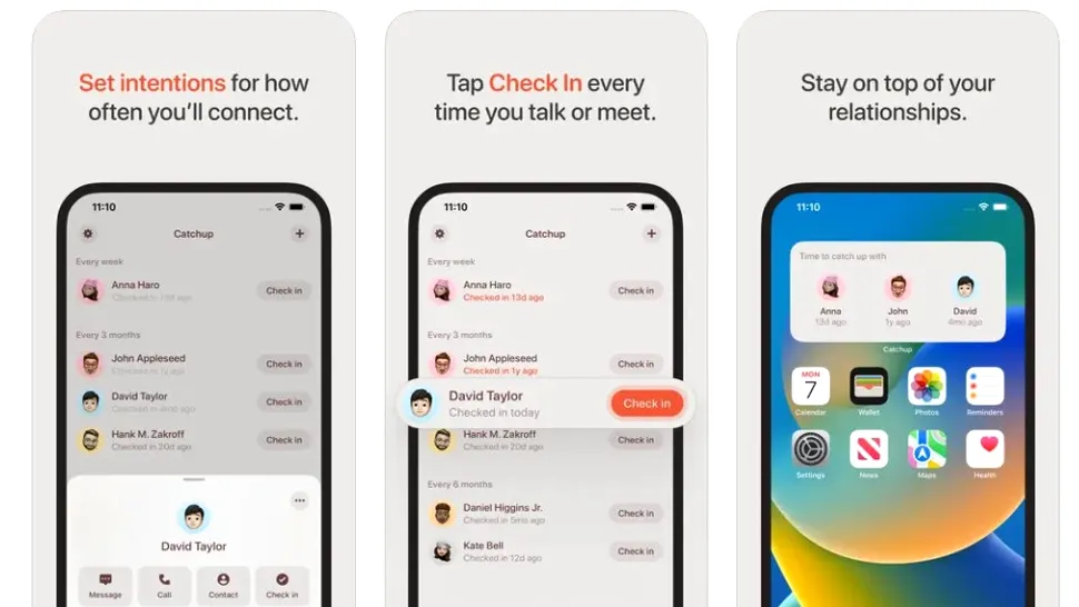 Catchup: aplicația care îți amintește să îți suni familia și prietenii