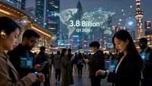 Adopția globală a modelelor AI LLM depășește 3,8 miliarde de utilizatori în T1 2026