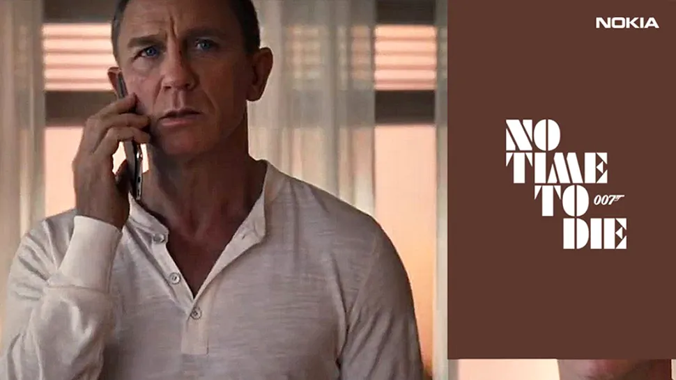 Vor fi înregistrate noi secvențe din 007: No Time to Die pentru a include în film noi telefoane Nokia