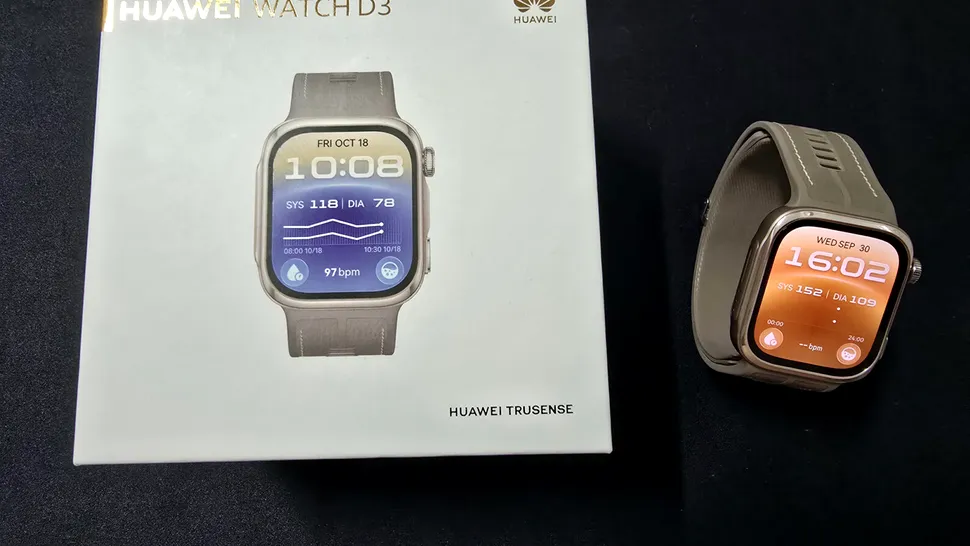 Review Huawei Watch D3: ceas smart elegant, cu tensiometru certificat medical
