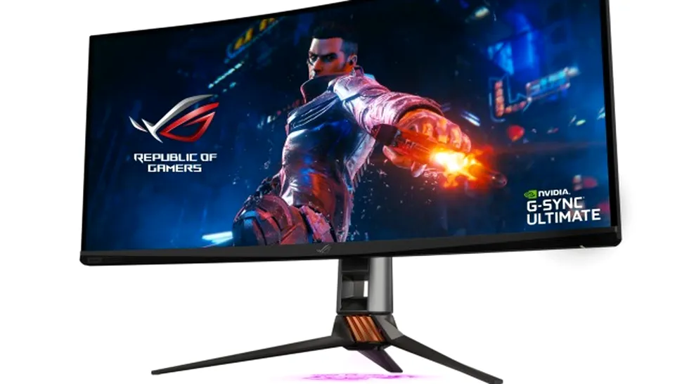 ASUS dezvăluie noul monitor pentru gaming ROG Swift PG35VQ, cu ecran curbat de 35 inch si 200 Hz rată de refresh
