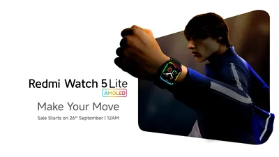 A fost lansat Redmi Watch 5 Lite: Ecran AMOLED și autonomie de până la 18 zile