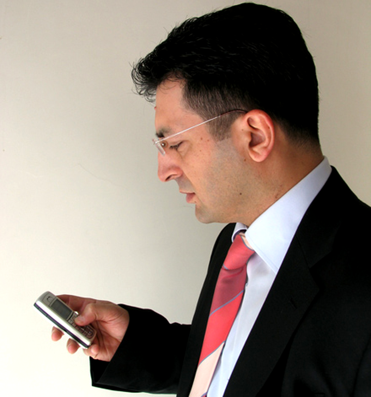 mobile phone stock photo