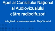 CNA intervine în contextul evenimentelor din Piața Victoriei. Ce le cere radiodifuzorilor