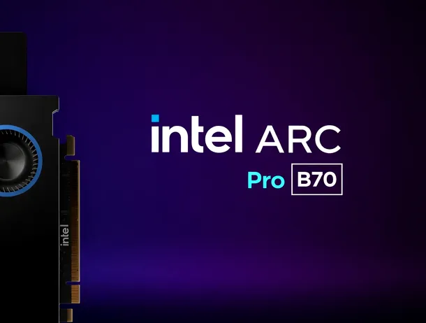 Intel confirmă GPU-ul de workstation Arc Pro B70