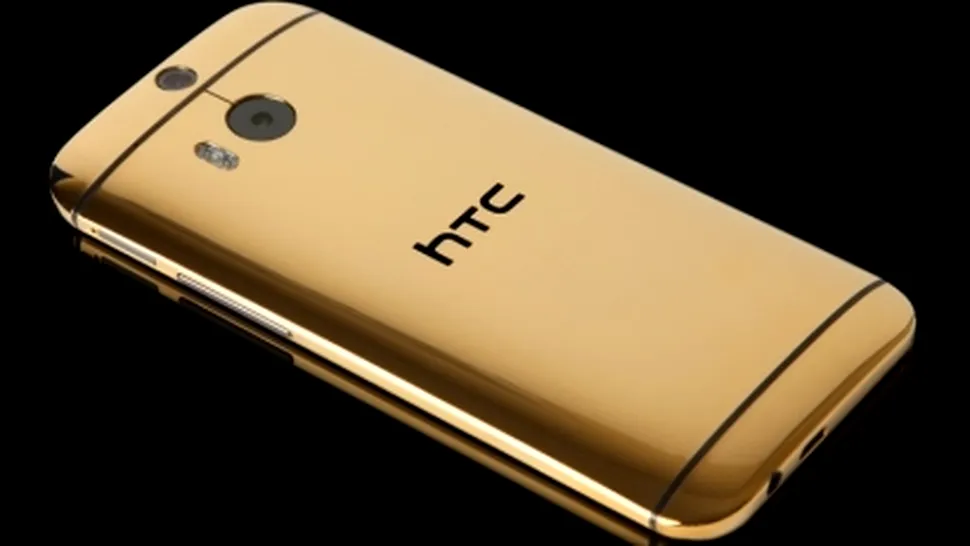 HTC One M8, cu carcasă de aur de 24 de carate