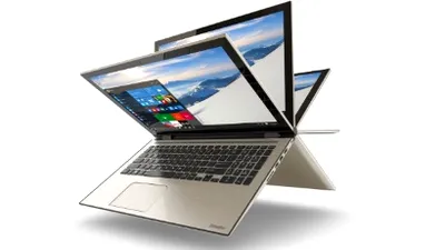 Toshiba lansează noi laptopuri 2-in-1