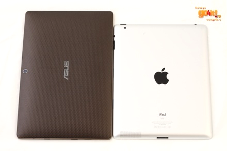 Asus Eee Pad Transformer alături de iPad 2