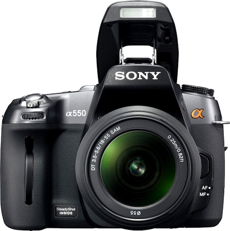 Sony Alpha DSLR-A550 - senzor nou de 14.2 MP şi Live View
