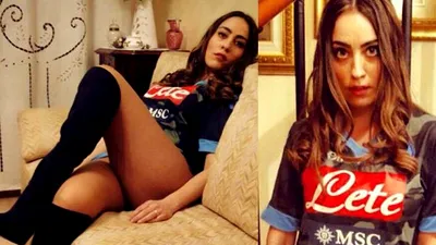 Modelul Paola Saulino are o ofertă de nerefuzat pentru echipa ei preferată, Napoli