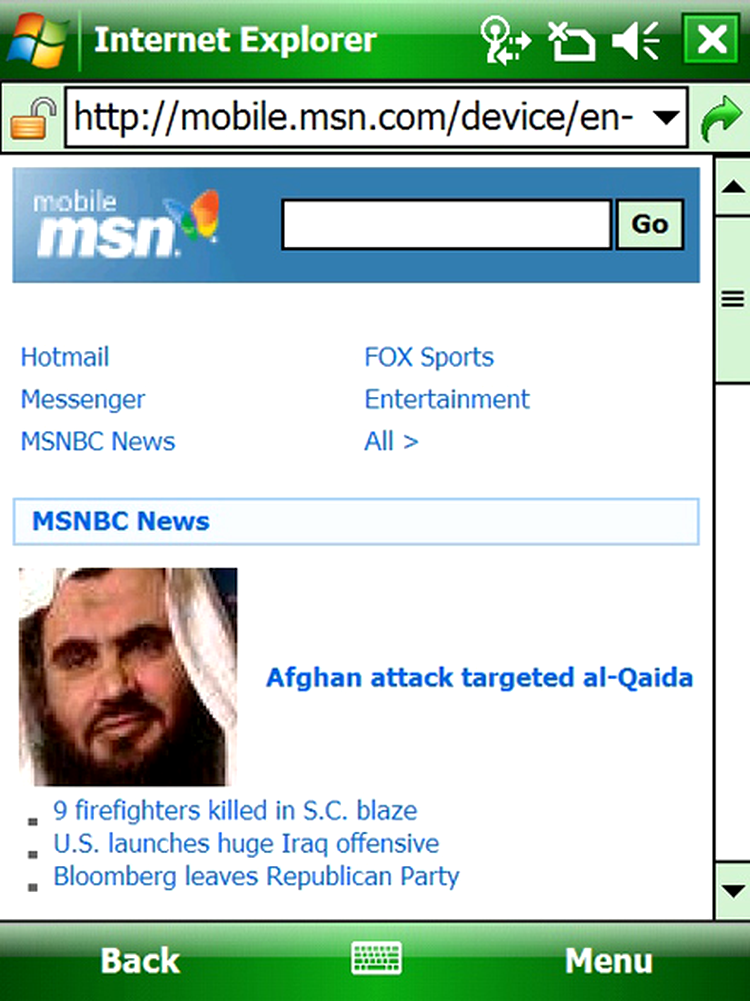 Internet Explorer Mobile