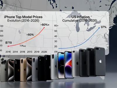 Prețurile iPhone-urilor de top au crescut cu 60% în ultimul deceniu. Inflația din SUA a avansat cu doar 37%