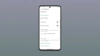 WhatsApp pregătește un centru dedicat pentru administrarea backup-urilor pe Android